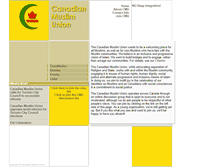 Tablet Screenshot of muslimunion.ca